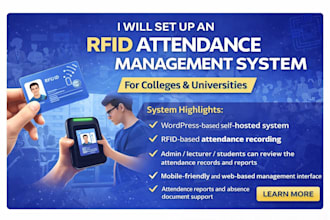 set up rfid attendance system for colleges and universities