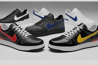 create second life 3d sneakers 3d shoe design 3d footwear 3d character model