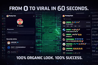 build a pump fun comment bot and organic volume maker for solana