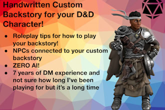 write your dnd characters backstory
