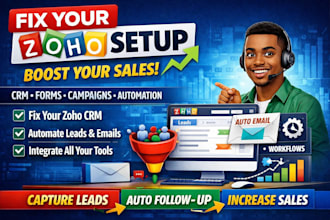 set up zoho CRM campaigns zoho forms zoho ai marketing automation expert