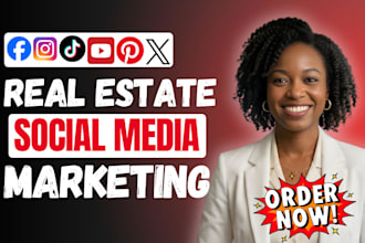 real estate social media manager property listing content creator promo videos