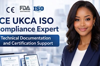 provide ce marking ukca marking and iso compliance documentation