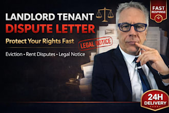 write a eviction notice landlord tenant dispute letter or tenant legal notice