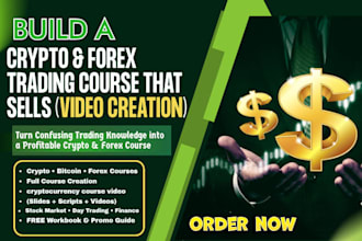 create full online course content teaching videos forex trading beginners course