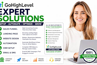 gohighlevel sales funnel gohighlevel landing page ghl website design automation