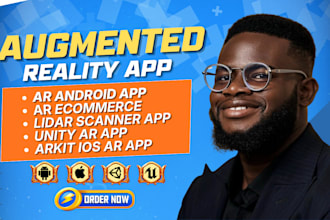 do augmented reality app, lidar app, ar app with arkit, arcore, webar or ar game
