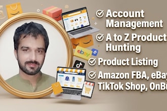 manage your amazon fba, ebay, tiktok shop and ecommerce store a to z