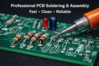 solder and assemble your pcb boards professionally