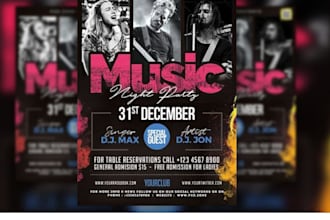 do instagram, fb, online, social media flyer, church and event flyer