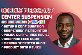 fix google merchant center suspension issues and policy violations
