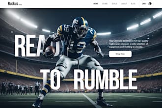 build sports academy website, rugby, cricket website, hockey, basketball website