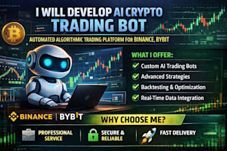 develop ai crypto trading bot automated algorithmic trading platform for binance