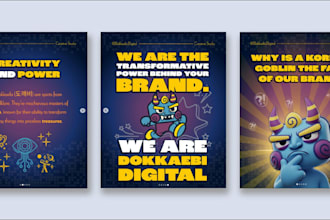 design custom social media posts for your brand