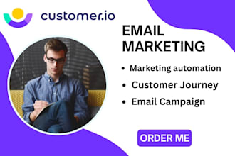 setup customer io email automation customer io customer journey email workflow