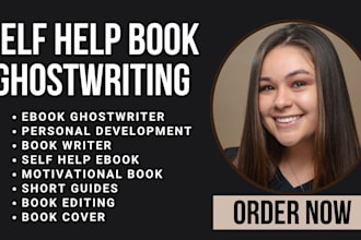 self help ebook writer ebook ghostwriter memoir devotional book journal design