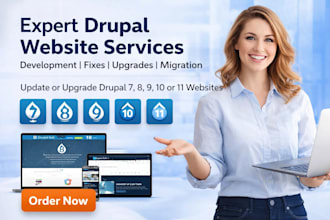 develop, fix, update, upgrade or migrate, your drupal 7, 8, 9, 10, 11 website