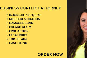 write legal filings for business disputes, fraud matters and trade secret breach