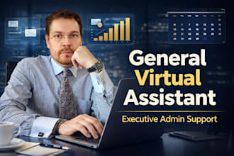 general virtual assistant for executive admin and business support