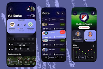 develop sportsbook app, sport bet app, odd tracking app, bet website, slot