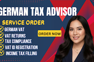 do german vat id, file vat returns, income tax, lucid and german tax advisor