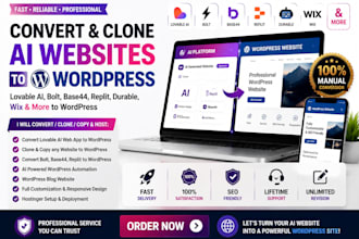 convert lovable ai web app to website clone lovable to wix wordpress ghl