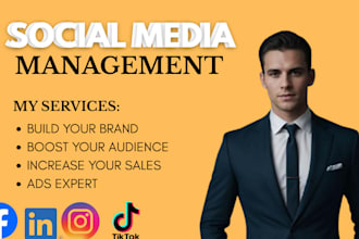 manage social media create content and run facebook instagram ads for businesses