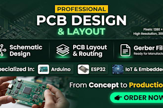 pcb design,circuit design pcb layout, gerber files for embedded and iot systems