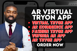 do virtual tryon app or ar ecommerce app with 3d product viewer, webar display