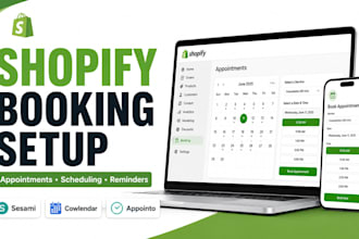 setup shopify appointment booking for services classes rentals and scheduling