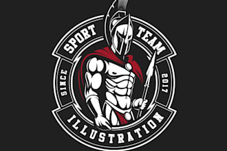 create creative and good looking spartan logo design