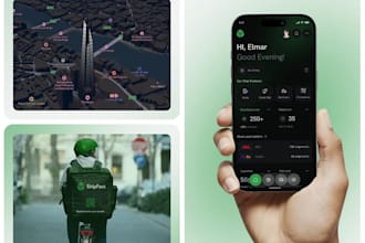 develop last mile delivery mobile app with geofencing and live tracking