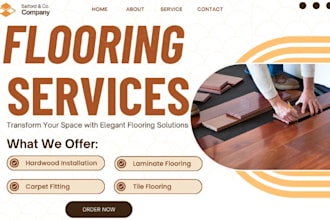 build wix tile and flooring company website flooring installation services
