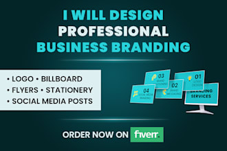 design professional business branding and brand identity kit