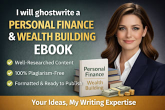 ghostwrite a personal finance and wealth building ebook