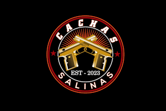 create awesome and gorgeous gun shop logo design