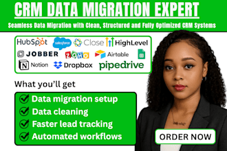 migrate crm data from excel csv to hubspot zoho ghl with structured import