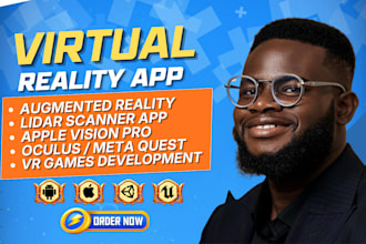 augmented reality, lidar app, virtual reality,apple vision, VR oculus or VR game