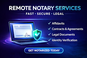 do online notary, remote notarization, notarize documents fast