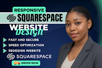 build squarespace website, design or redesign new squarespace website