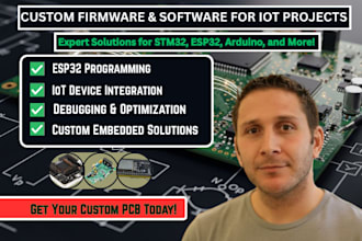 custom firmware and software for your embedded systems and iot projects