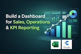 build a dashboard for sales operations and KPI reporting