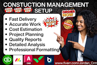 setup professional construction management quantity survey reports dissertation