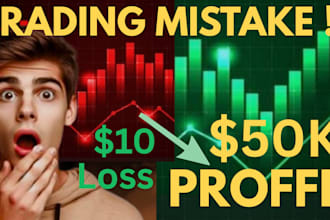 design clickable finance trading youtube thumbnail small creators