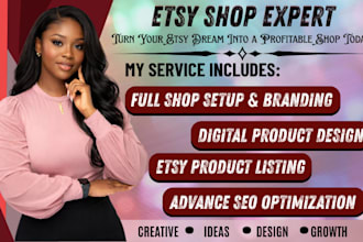 do etsy digital products design, etsy shop setup, etsy listing seo