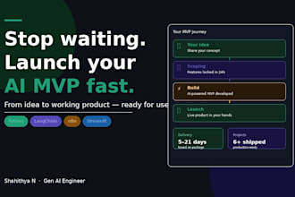 build a ready to use ai powered mvp