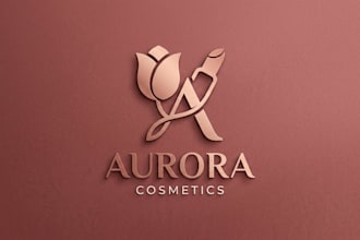 design a stylish and luxury lipstick brand logo