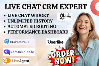 live chat CRM olark liveagent userlike intercom helpcrunch kommunicate crisp