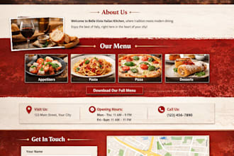 build a modern restaurant website with an online ordering system
