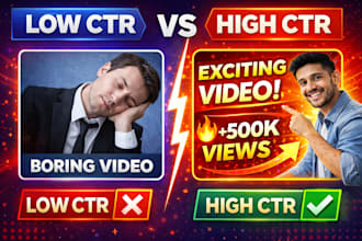design high ctr youtube thumbnail